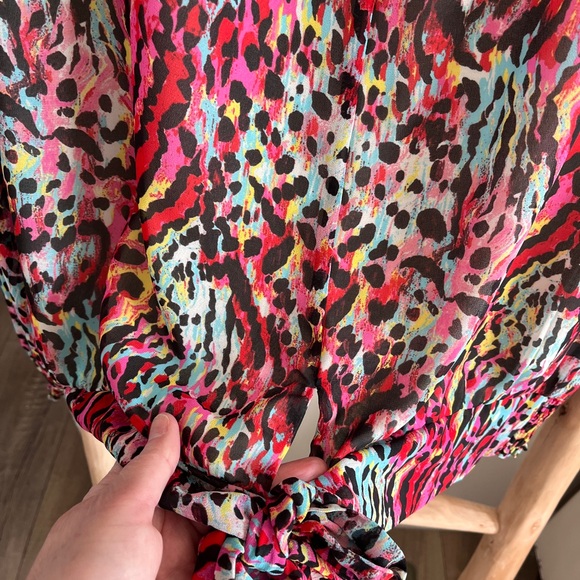 Marc Jacobs Colorful Animal Print Blouse - Picture 4 of 6